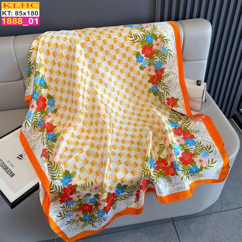Khăn Choàng Cổ Lụa Thời Trang Thế Giới Khăn Đẹp KLHC 1077_1