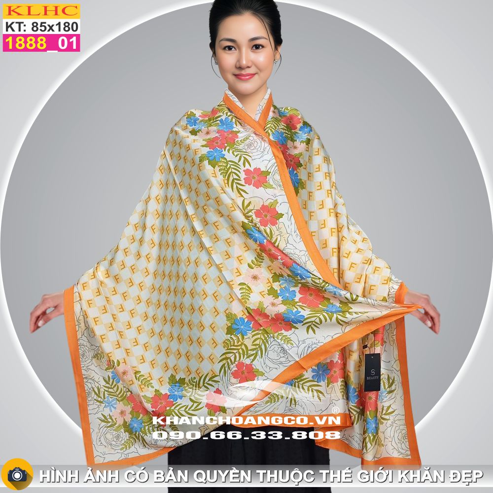 Khăn Choàng Cổ Lụa Thời Trang Thế Giới Khăn Đẹp KLHC 1077_1
