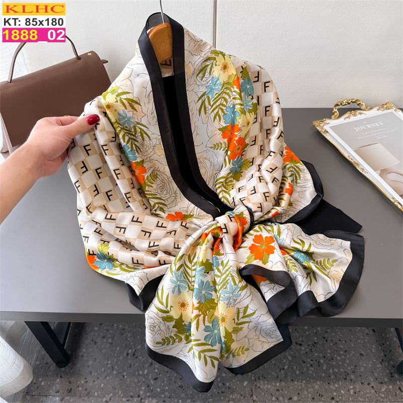 Khăn Choàng Cổ Lụa Thời Trang Thế Giới Khăn Đẹp KLHC 1077_2