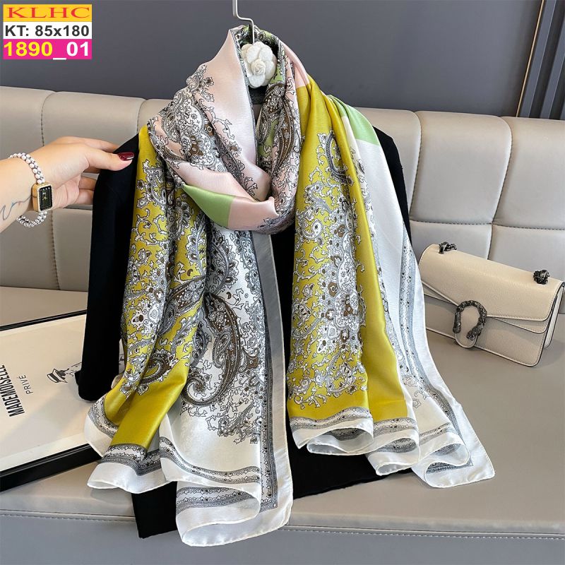 Khăn Choàng Cổ Lụa Thời Trang Thế Giới Khăn Đẹp KLHC 1009_1