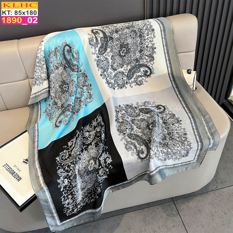 Khăn Choàng Cổ Lụa Thời Trang Thế Giới Khăn Đẹp KLHC 1009_2