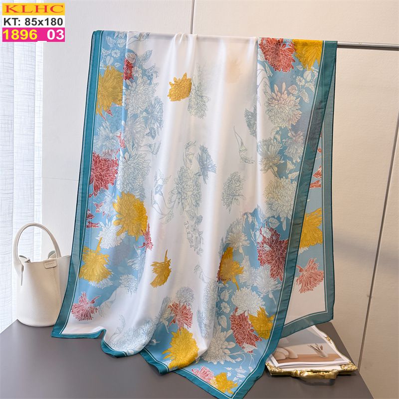 Khăn Choàng Cổ Lụa Thời Trang Thế Giới Khăn Đẹp KLHC 1022_3