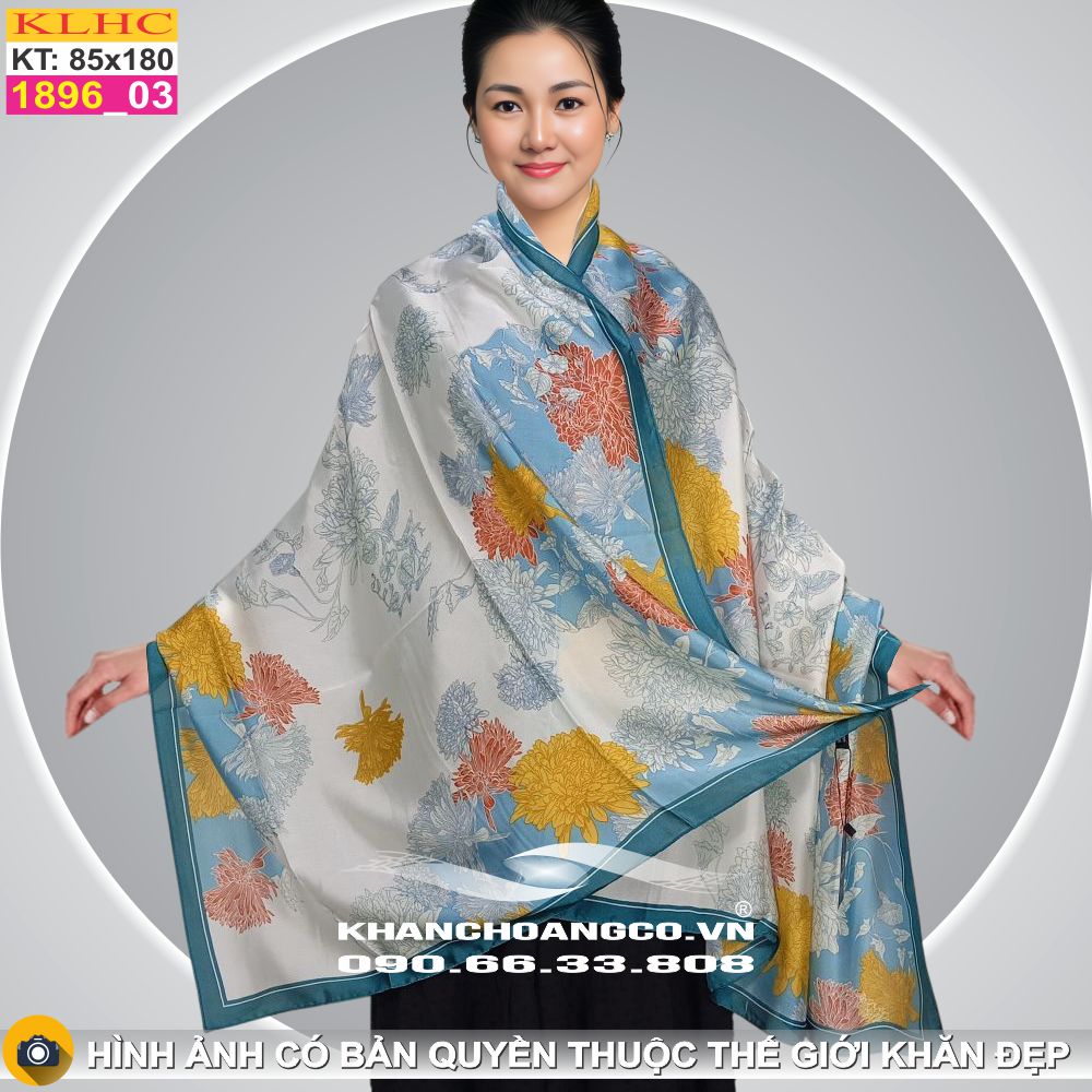 Khăn Choàng Cổ Lụa Thời Trang Thế Giới Khăn Đẹp KLHC 1022_3