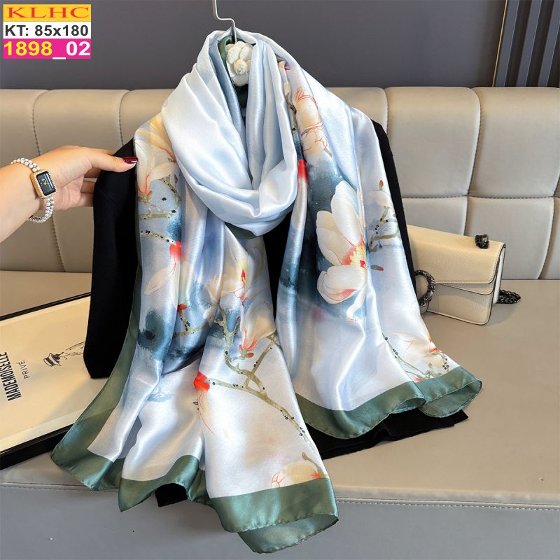 Khăn Choàng Cổ Lụa Thời Trang Thế Giới Khăn Đẹp KLHC 1008_2