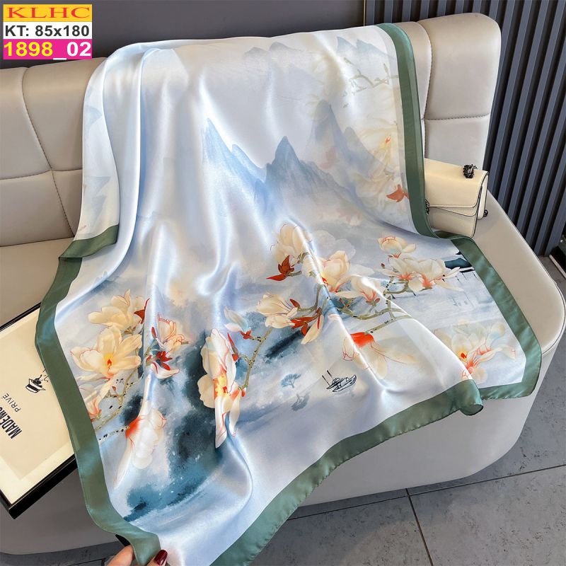Khăn Choàng Cổ Lụa Thời Trang Thế Giới Khăn Đẹp KLHC 1008_2