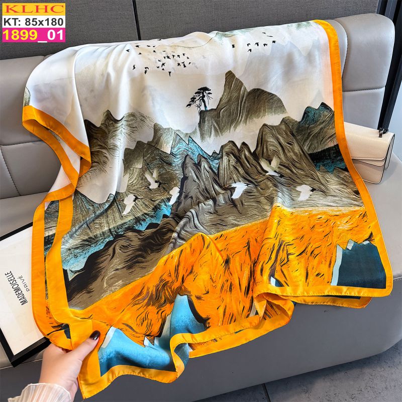 Khăn Choàng Cổ Lụa Thời Trang Thế Giới Khăn Đẹp KLHC 1005_1