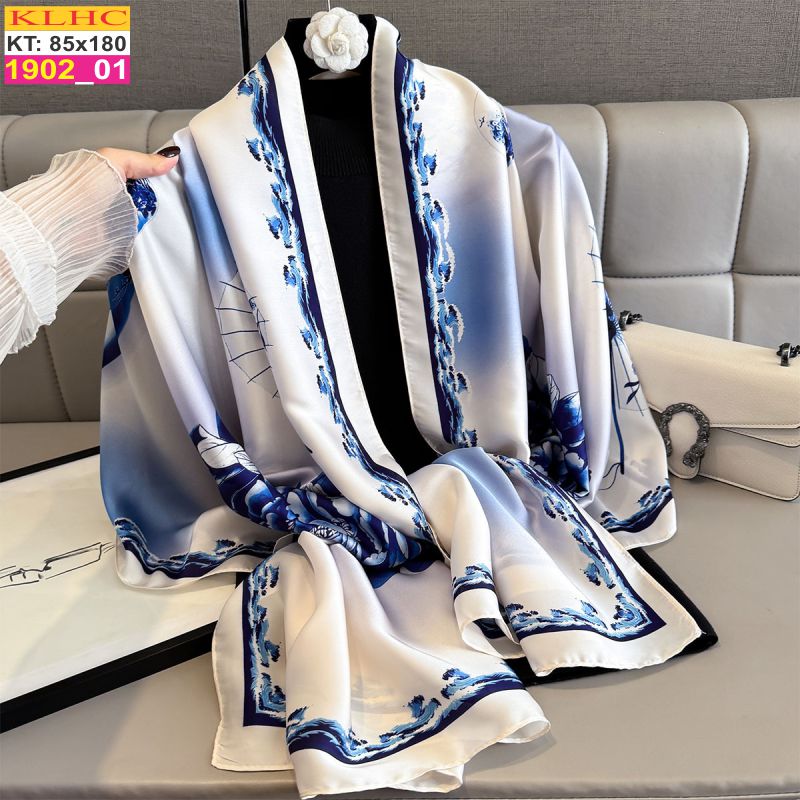 Khăn Choàng Cổ Lụa Thời Trang Thế Giới Khăn Đẹp KLHC 1003_1