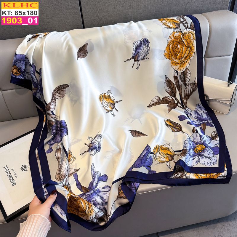 Khăn Choàng Cổ Lụa Thời Trang Thế Giới Khăn Đẹp KLHC 1001_1