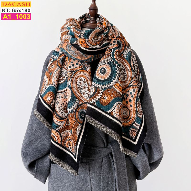 Khăn Choàng Cổ Cashmere Cao Cấp Thế Giới Khăn Đẹp A1_1003_1
