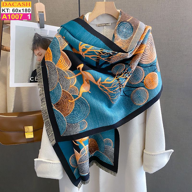 Khăn Choàng Cổ Cashmere Cao Cấp Thế Giới Khăn Đẹp A_1007_1