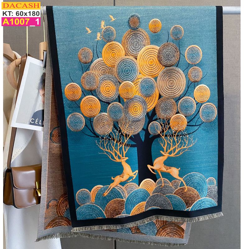 Khăn Choàng Cổ Cashmere Cao Cấp Thế Giới Khăn Đẹp A_1007_1