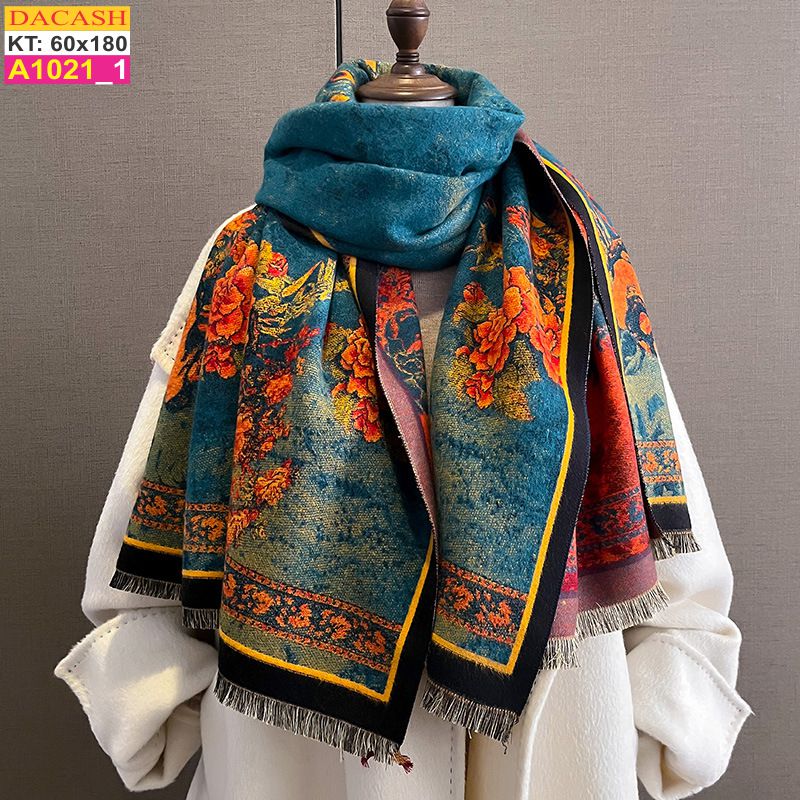 Khăn Choàng Cổ Cashmere Cao Cấp Thế Giới Khăn Đẹp A_1021_1