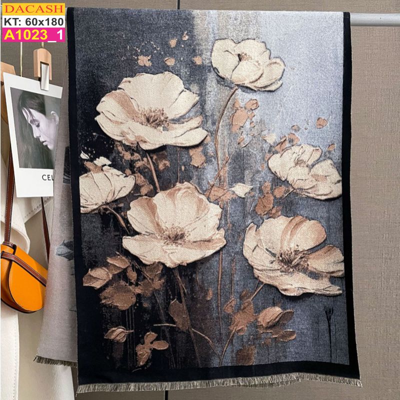 Khăn Choàng Cổ Cashmere Cao Cấp Thế Giới Khăn Đẹp A_1023_1