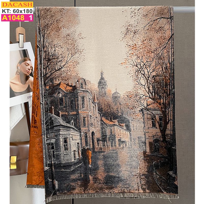 Khăn Choàng Cổ Cashmere Cao Cấp Thế Giới Khăn Đẹp A_1048_1