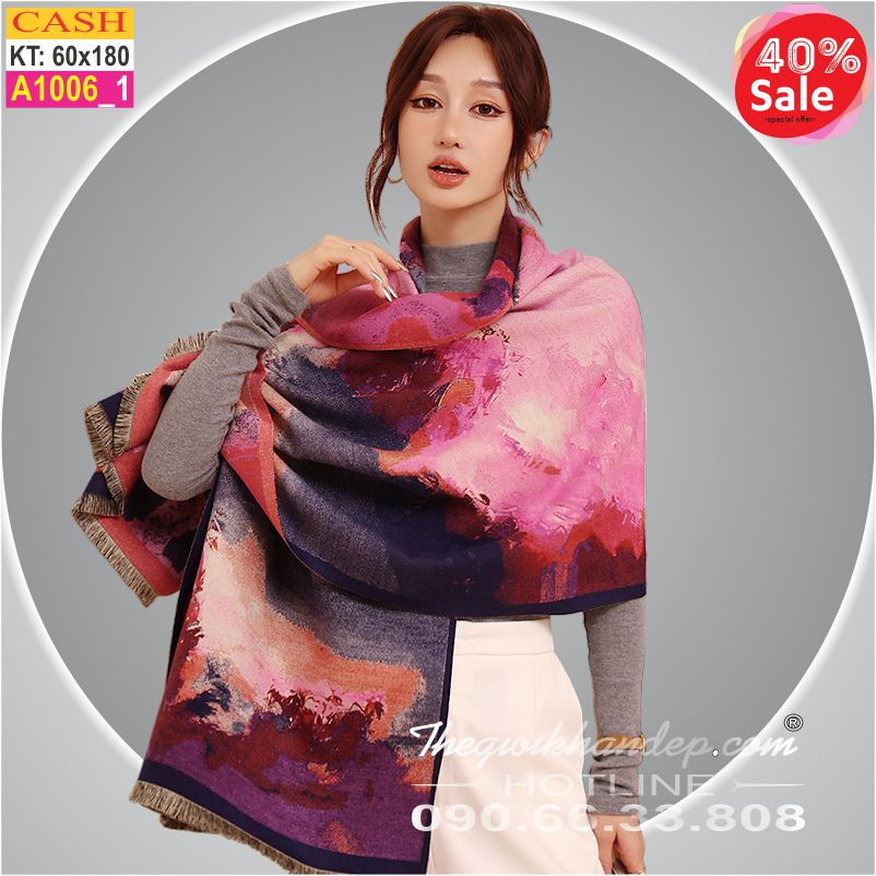 Khăn Choàng Cổ Cashmere Cao Cấp Thế Giới Khăn Đẹp CASHMERE A1006_1