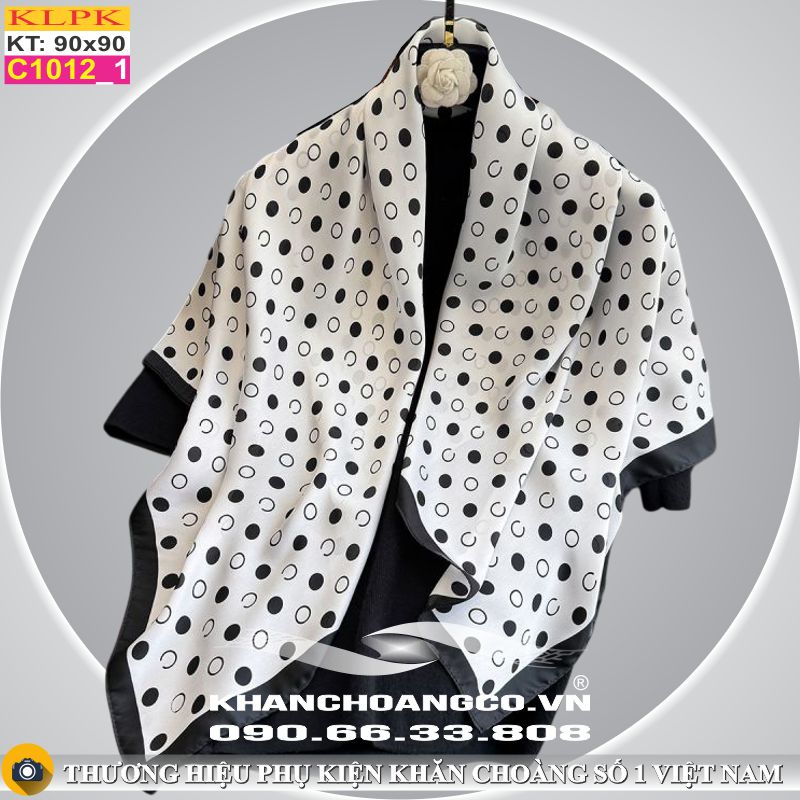 Khăn Phụ Kiện Lụa Vuông 90cm - Thế Giới Khăn Đẹp - C1039_1