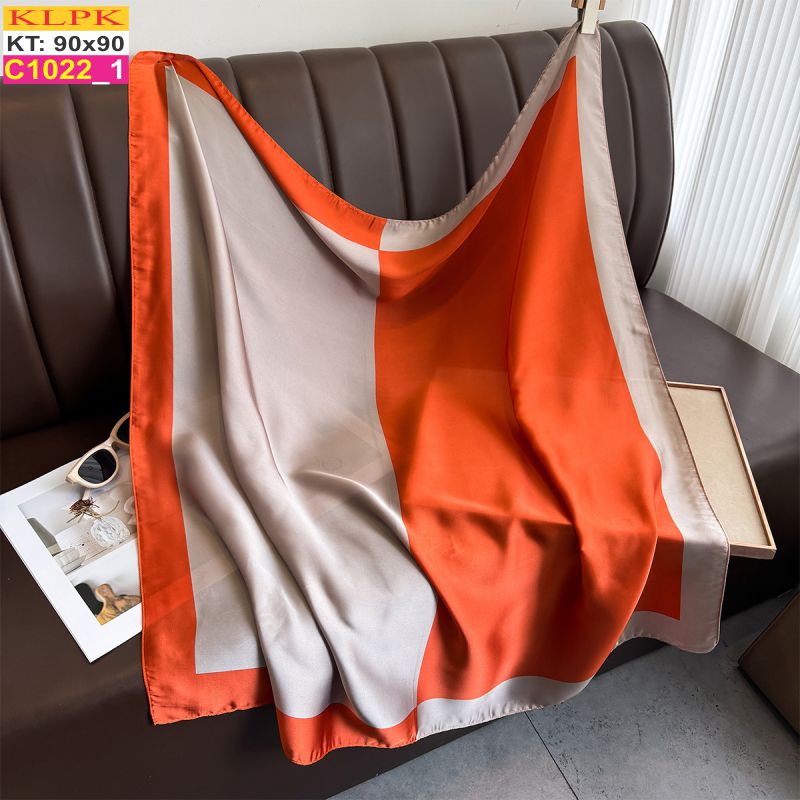 Khăn Phụ Kiện Lụa Vuông 90cm - Thế Giới Khăn Đẹp - C1013_1