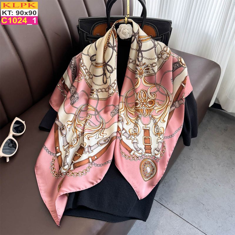 Khăn Phụ Kiện Lụa Vuông 90cm - Thế Giới Khăn Đẹp - C1009_1