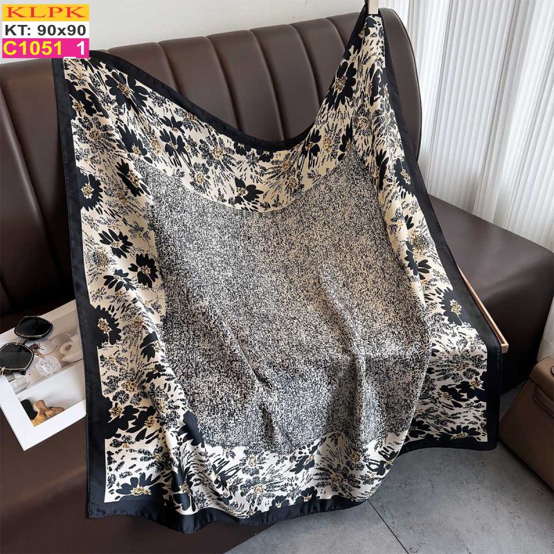 Khăn Phụ Kiện Lụa Vuông 90cm - Thế Giới Khăn Đẹp - C1007_1