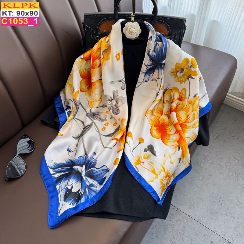 Khăn Phụ Kiện Lụa Vuông 90cm - Thế Giới Khăn Đẹp - C1036_1