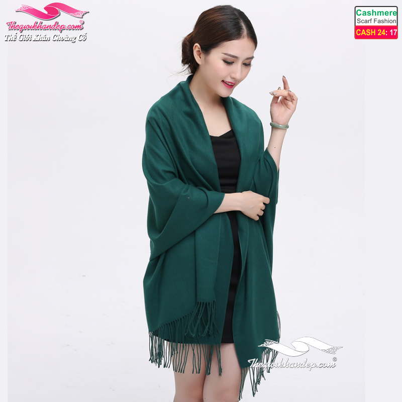 Khăn Choàng Cashmere Trơn Màu Cao Cấp Cashmere2417