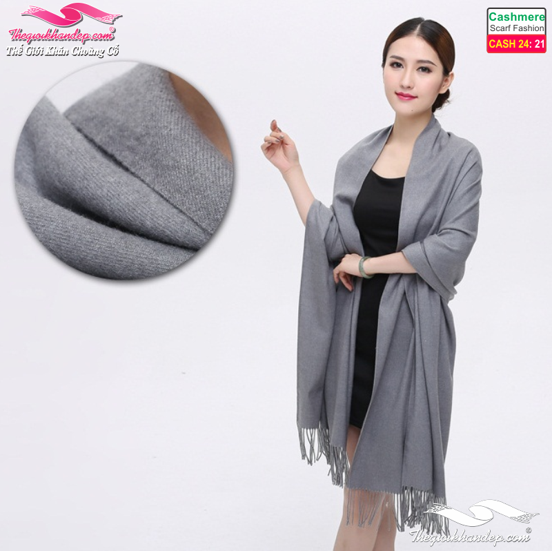 Khăn Choàng Cashmere Trơn Màu Cao Cấp Cashmere2421