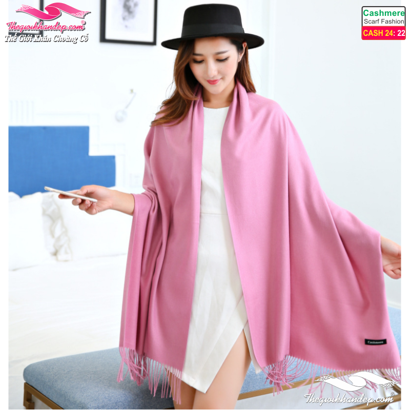 Khăn Choàng Cashmere Trơn Màu Cao Cấp Cashmere2422