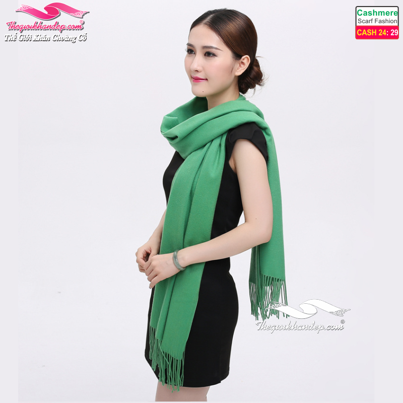 Khăn Choàng Cashmere Trơn Màu Cao Cấp Cashmere2429