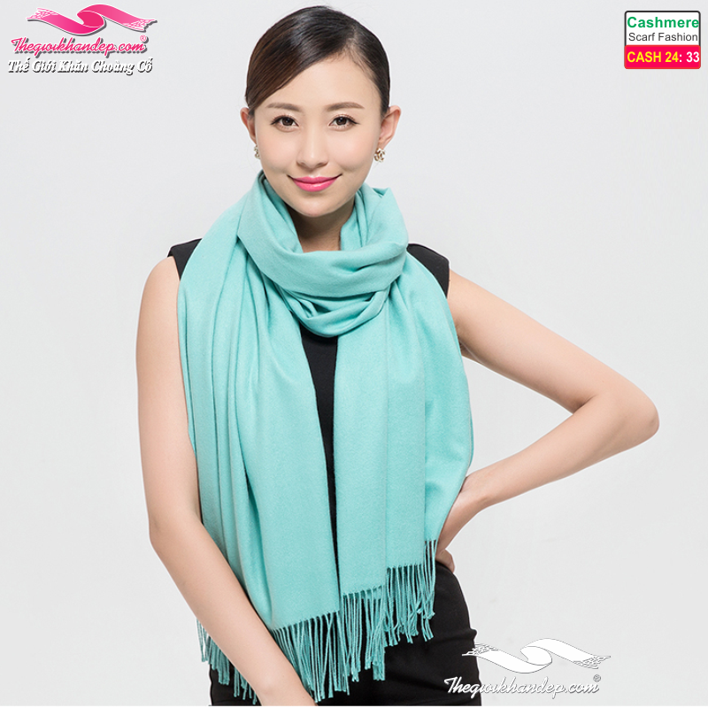 Khăn Choàng Cashmere Trơn Màu Cao Cấp Cashmere2433