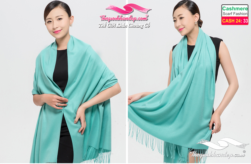 Khăn Choàng Cashmere Trơn Màu Cao Cấp Cashmere2433