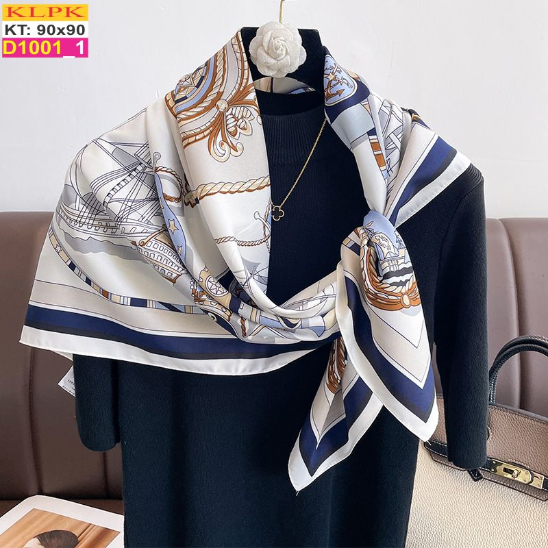 Khăn Phụ Kiện Lụa Vuông 90cm - Thế Giới Khăn Đẹp - D1001_1
