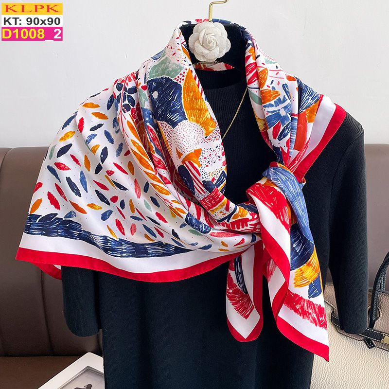 Khăn Phụ Kiện Lụa Vuông 90cm - Thế Giới Khăn Đẹp - D1006_2