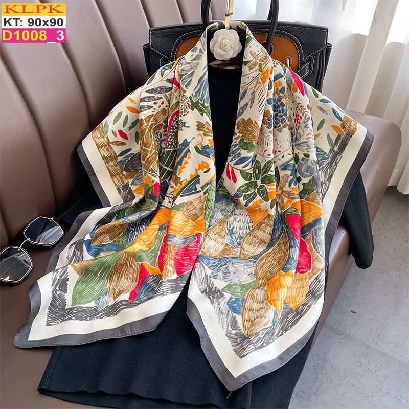 Khăn Phụ Kiện Lụa Vuông 90cm - Thế Giới Khăn Đẹp - D1006_3