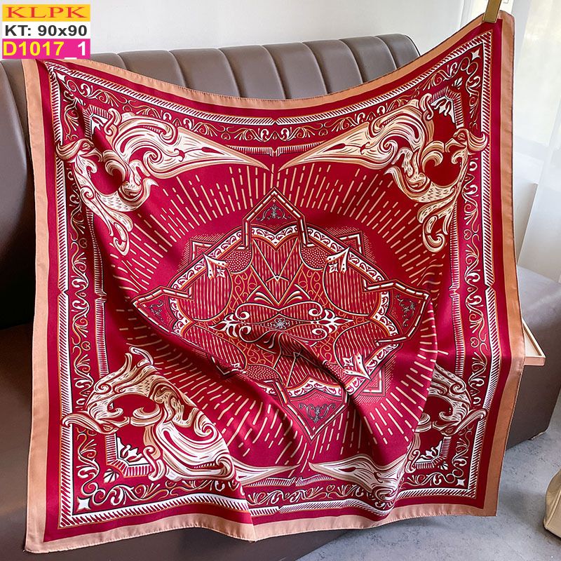 Khăn Phụ Kiện Lụa Vuông 90cm - Thế Giới Khăn Đẹp - D1014_1