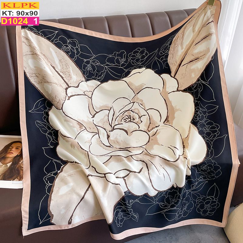 Khăn Phụ Kiện Lụa Vuông 90cm - Thế Giới Khăn Đẹp - D1005_1