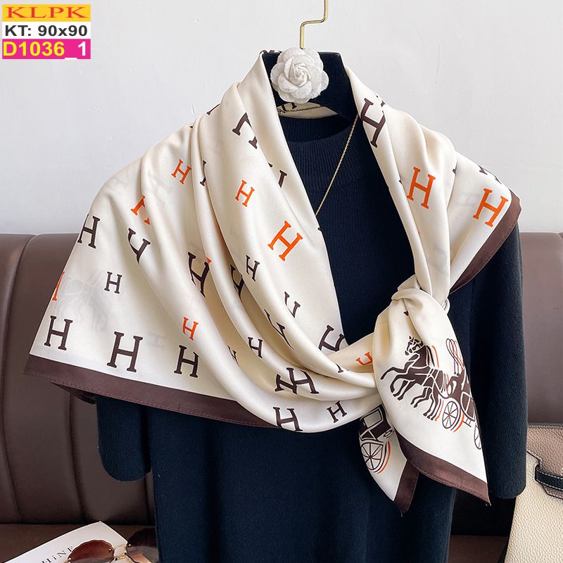 Khăn Phụ Kiện Lụa Vuông 90cm - Thế Giới Khăn Đẹp - D1029_1