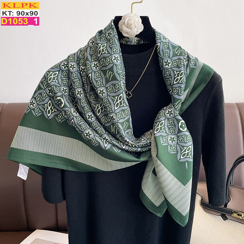 Khăn Phụ Kiện Lụa Vuông 90cm - Thế Giới Khăn Đẹp - D1019_1