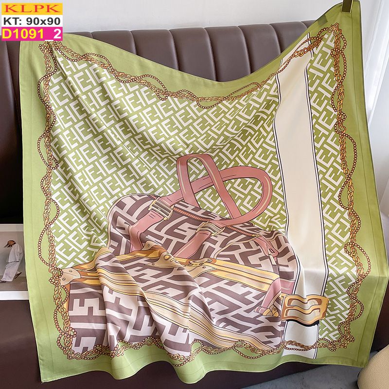 Khăn Phụ Kiện Lụa Vuông 90cm - Thế Giới Khăn Đẹp - D1036_2