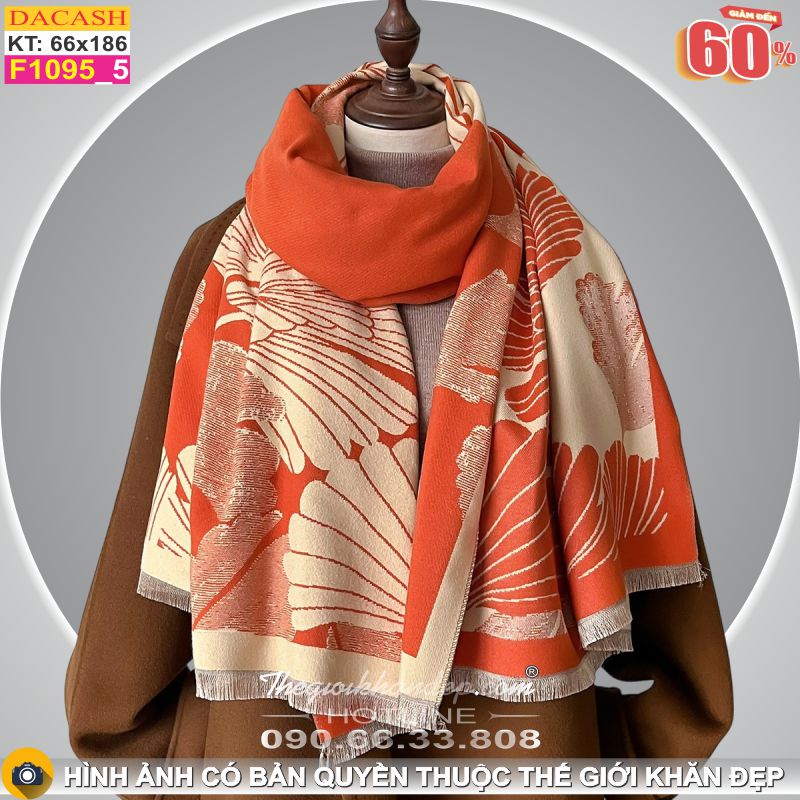 Khăn Choàng Cổ Cashmere Cao Cấp Thế Giới Khăn Đẹp CASHMERE F1095_5