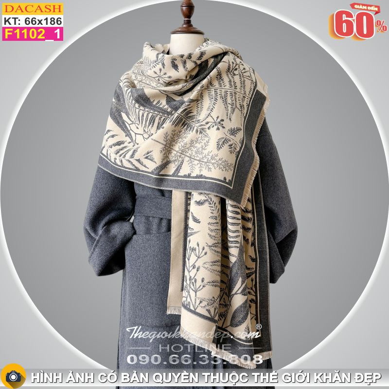 Khăn Choàng Cổ Cashmere Cao Cấp Thế Giới Khăn Đẹp CASHMERE F1102_1