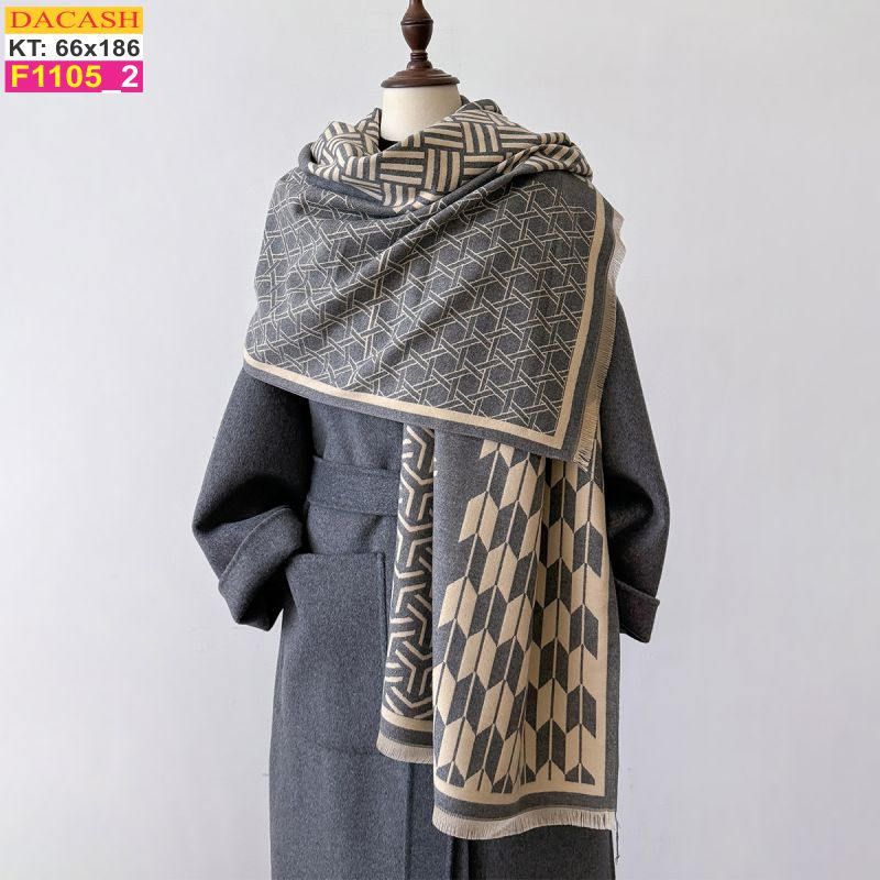 Khăn Choàng Cổ Cashmere Cao Cấp Thế Giới Khăn Đẹp CASHMERE F1105_2