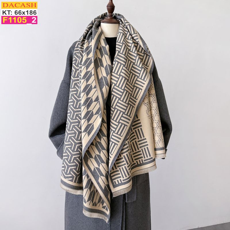 Khăn Choàng Cổ Cashmere Cao Cấp Thế Giới Khăn Đẹp CASHMERE F1105_2