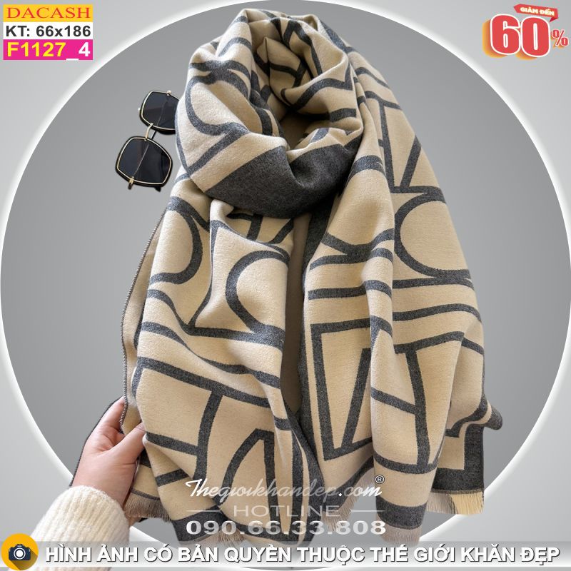 Khăn Choàng Cổ Cashmere Cao Cấp Thế Giới Khăn Đẹp CASHMERE F1127_4