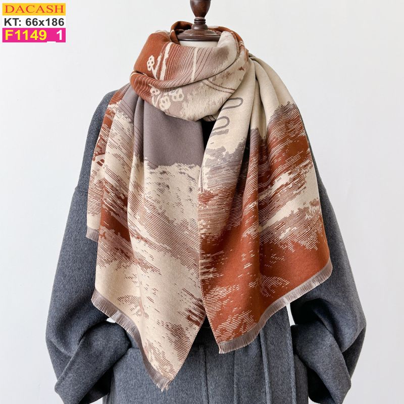 Khăn Choàng Cổ Cashmere Cao Cấp Thế Giới Khăn Đẹp CASHMERE F1149_1