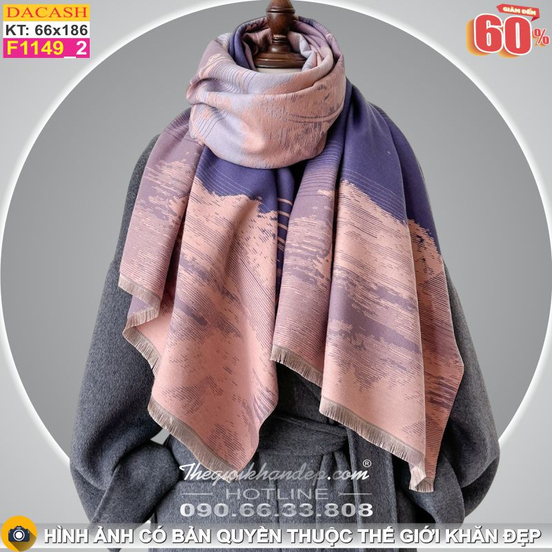 Khăn Choàng Cổ Cashmere Cao Cấp Thế Giới Khăn Đẹp CASHMERE F1149_2