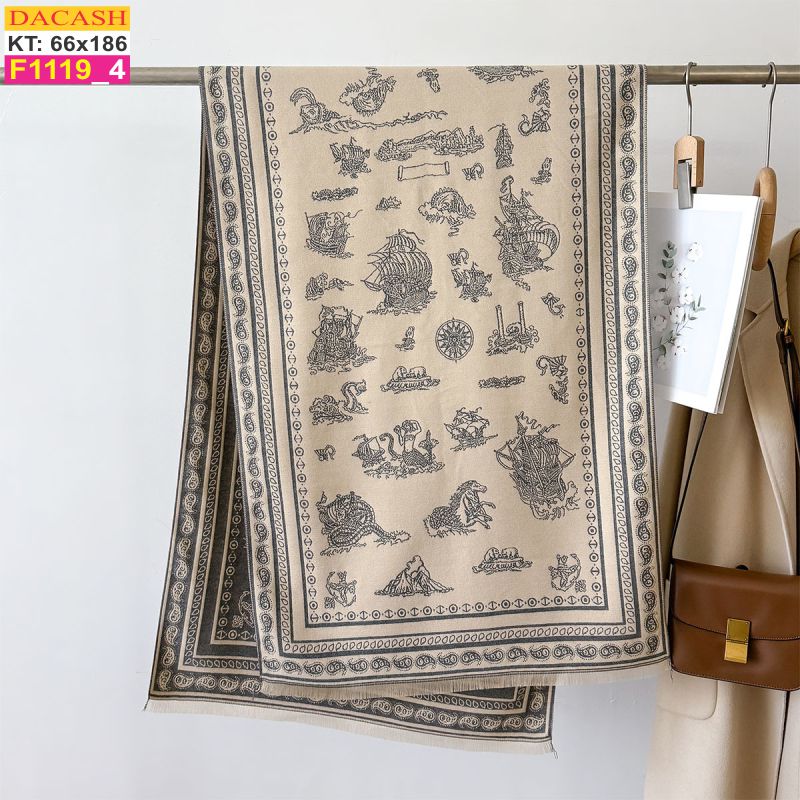 Khăn Choàng Cổ Cashmere Cao Cấp Thế Giới Khăn Đẹp CASHMERE F1119_4