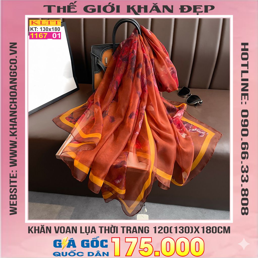 Khăn Lụa Tơ Tằm Thế Giới Khăn Đẹp cao cấp KLTT 167_01