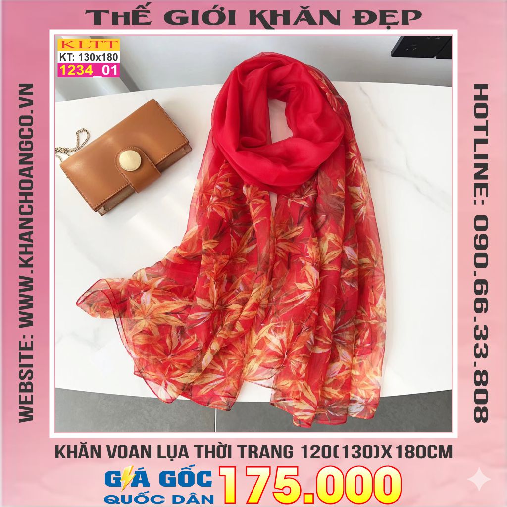Khăn Lụa Tơ Tằm Thế Giới Khăn Đẹp cao cấp KLTT 234_01