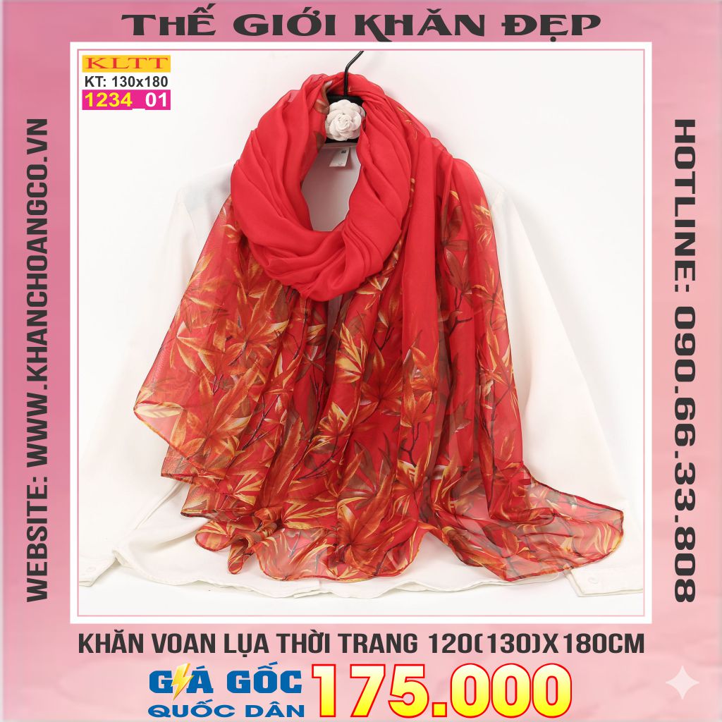 Khăn Lụa Tơ Tằm Thế Giới Khăn Đẹp cao cấp KLTT 234_01