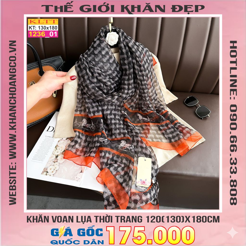 Khăn Lụa Tơ Tằm Thế Giới Khăn Đẹp cao cấp KLTT 236_01